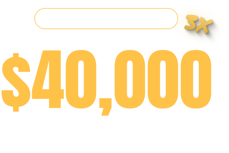 win your own $60,000 watch pick. Triple entries exclusive!